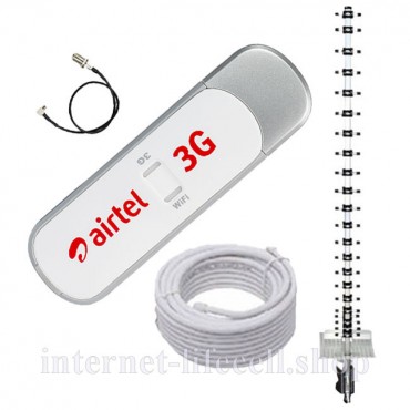 3G WI-FI комплект Інтернет на дачу (роутер-модем ZTE MF 70 + антена 21 Дб)